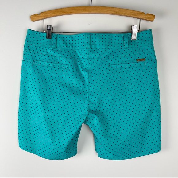 Adidas green blue Golf sports tennis outdoor Bermuda shorts - Picture 5 of 7